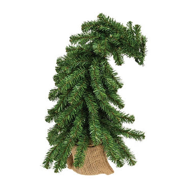Bendable Alpine Tree w/Burlap Base, 18